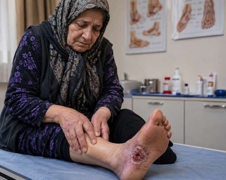 زخم پای دیابتی در افراد مسن