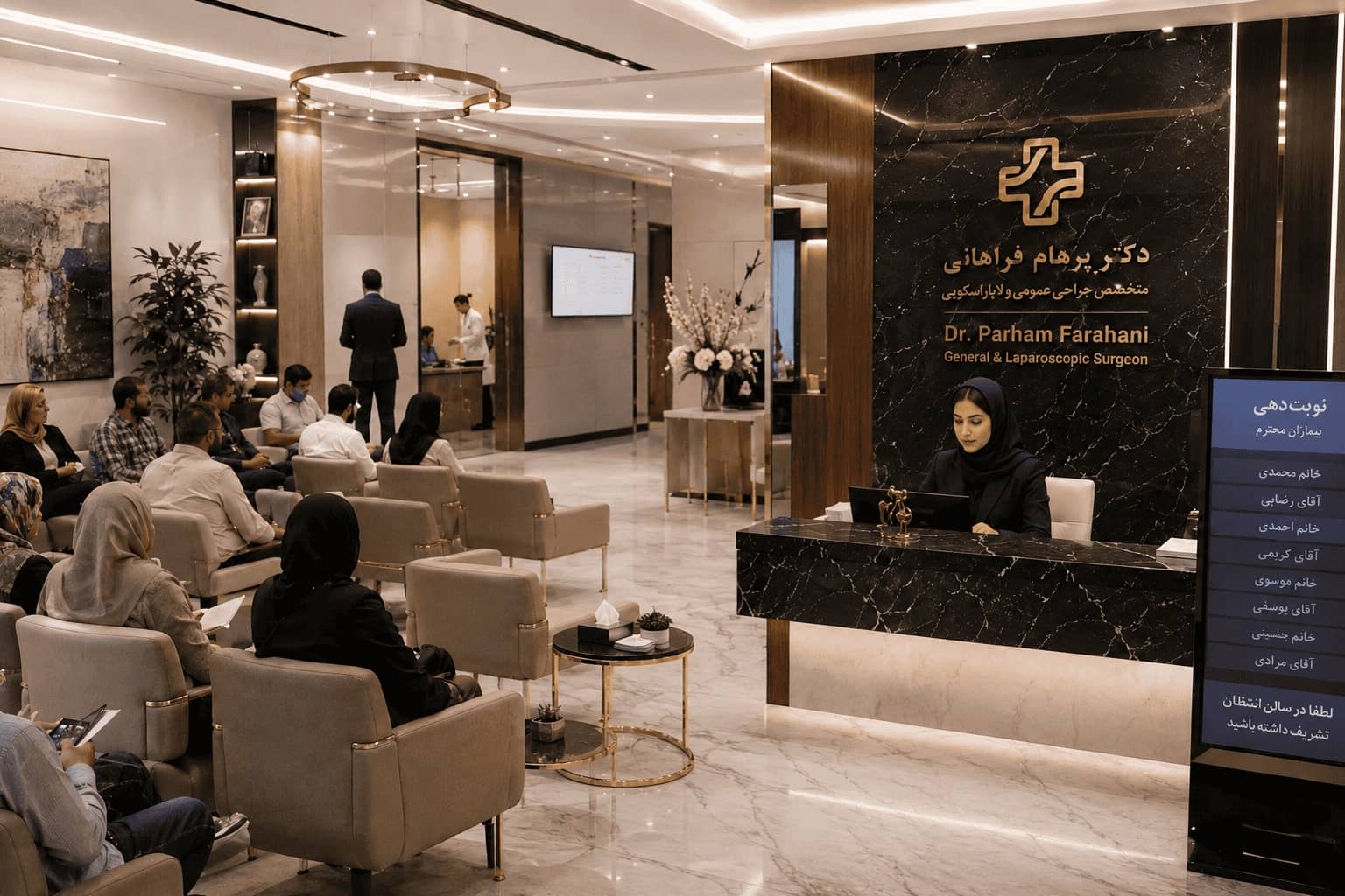 کلینیک فتق در شمال تهران