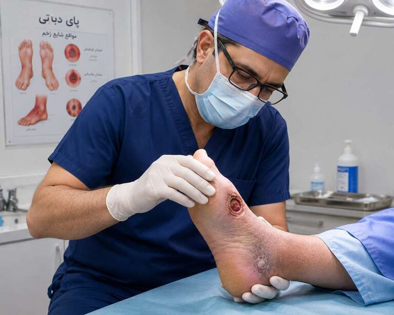 نقش جراحی در درمان زخم پای دیابتی