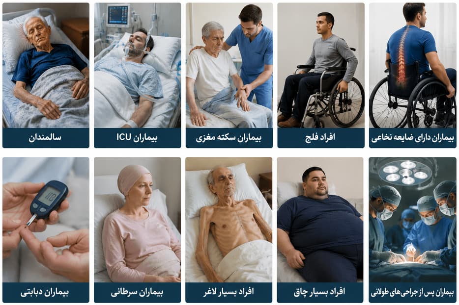 چه افرادی زخم بستر میگیرند